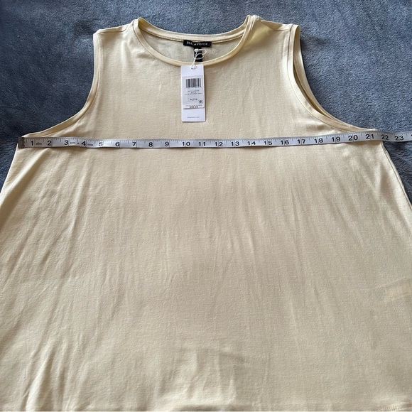 NWT Eileen Fisher Butter Sleeveless Crew Neck Short Shell Tank Top Size XL - Picture 11 of 11